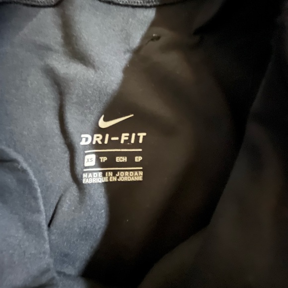 Nike Black Leggings Athletic Stretchy Bottoms - Picture 2 of 4